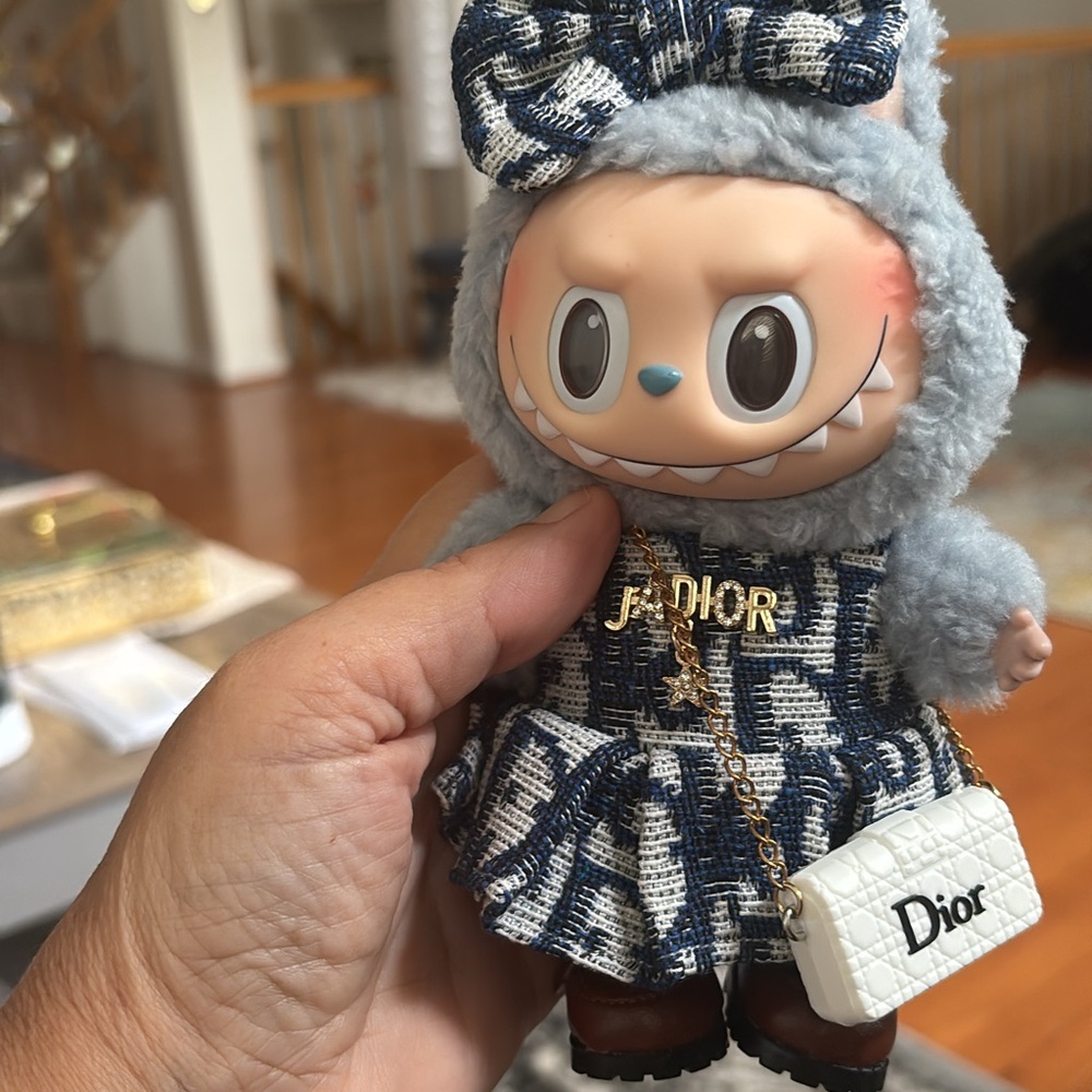 Labubu with Dior outfit